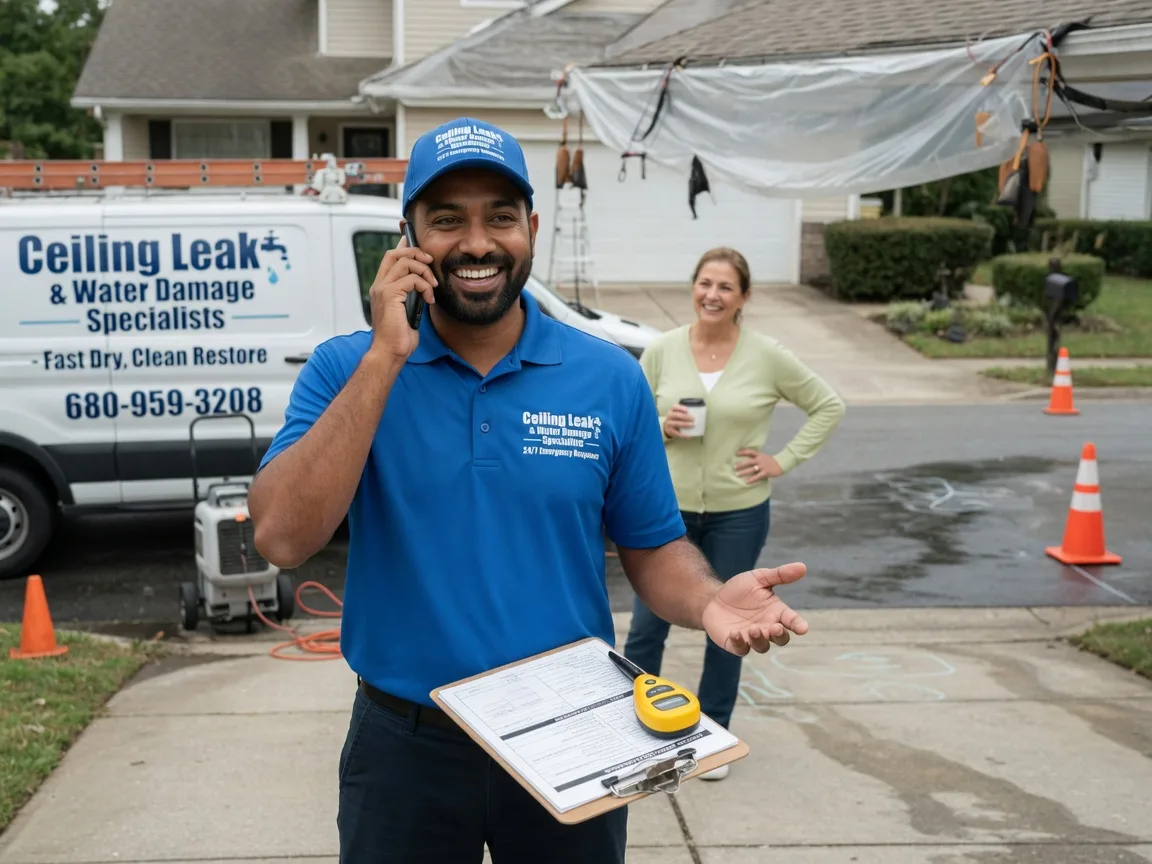 Ceiling Leak Cleanup Fertile, IA FAQs
